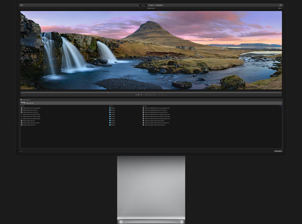 Compressor 与 Final Cut Pro 紧密整合